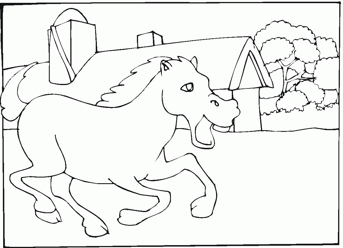 Kolorowanka z Konikiem - Kreatywna Zabawa dla Dzieci kolorowanka do druku